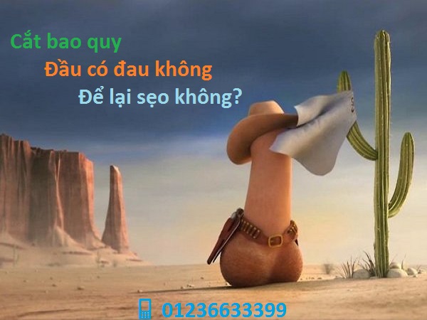 cắt bao quy đầu có đau không